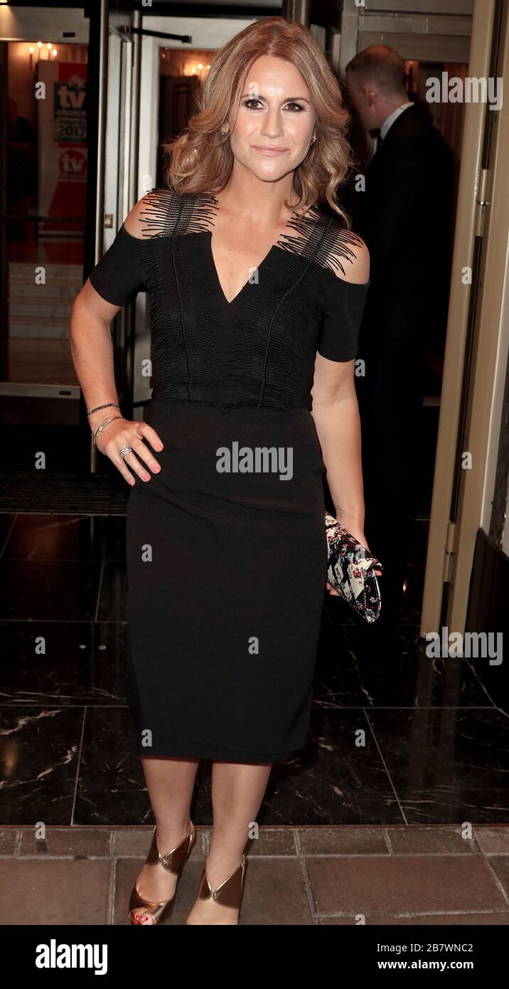 Sep 04, 2017 - London, England, Großbritannien - TV Choice Awards 2017, Dorchester Hotel - Outside Arrivals Photo Shows: Harriet Scott Stockfoto