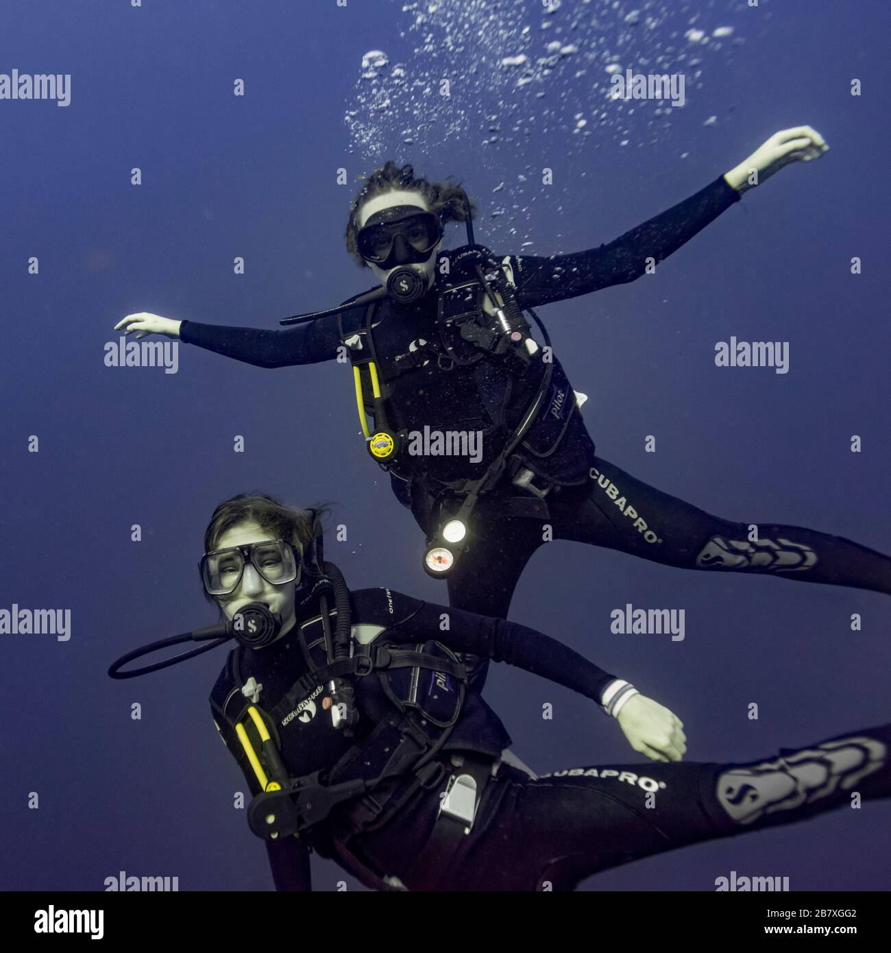 Tauchplatz - West End Wall Stockfoto