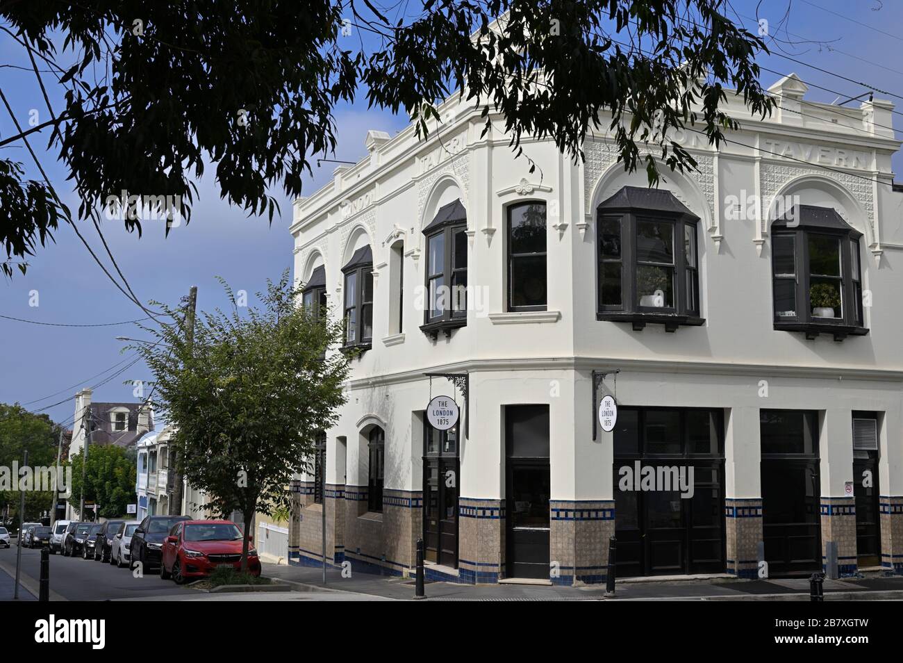 Das malerische Viertel Paddington, Sydney AUS Stockfoto