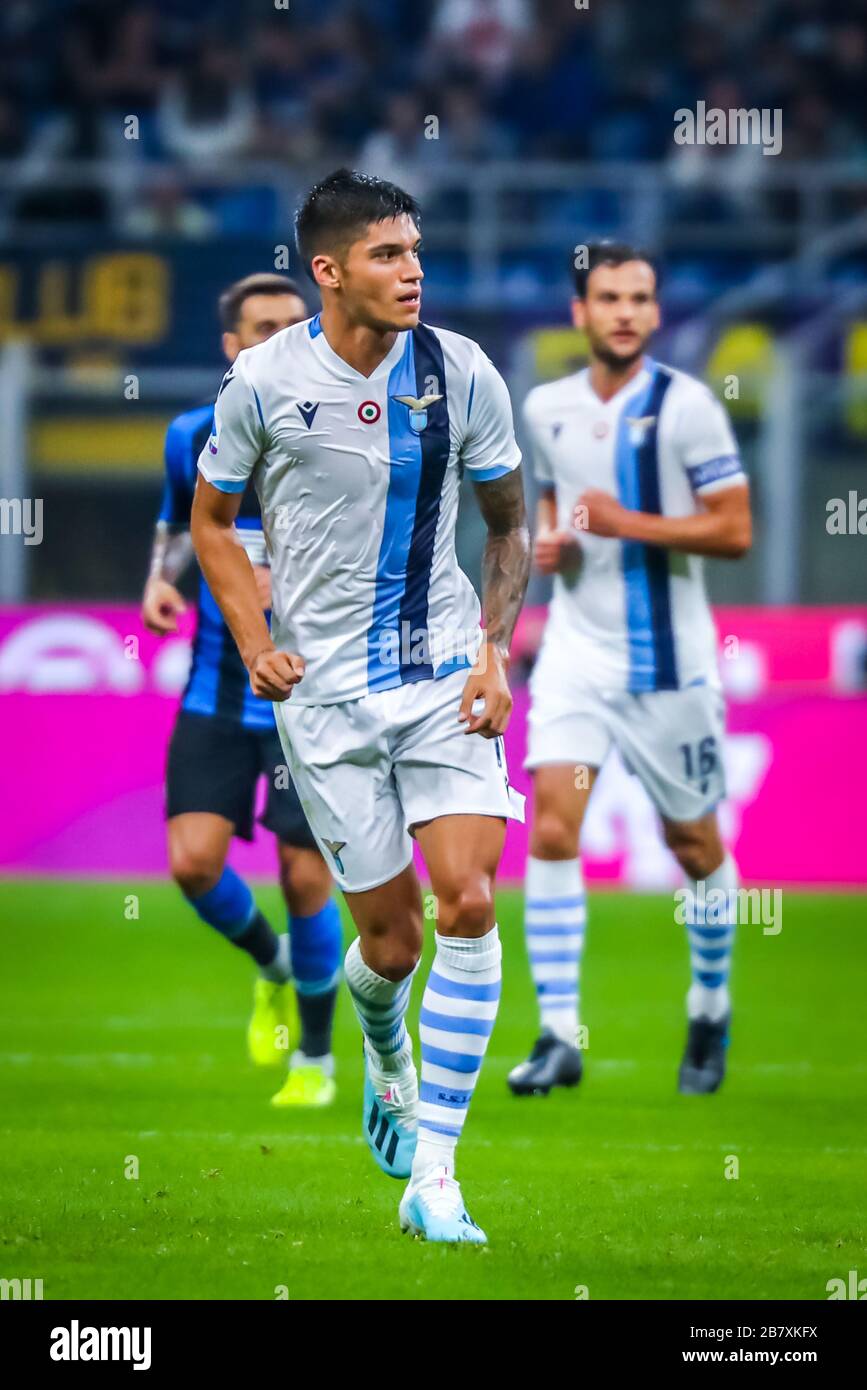 Joaquin Correa von SS Lazio während der italienischen Fußball-Serie A Saison 2019/20 von SS Lazio - Fotokredit Fabrizio Carabelli /LM/ Stockfoto