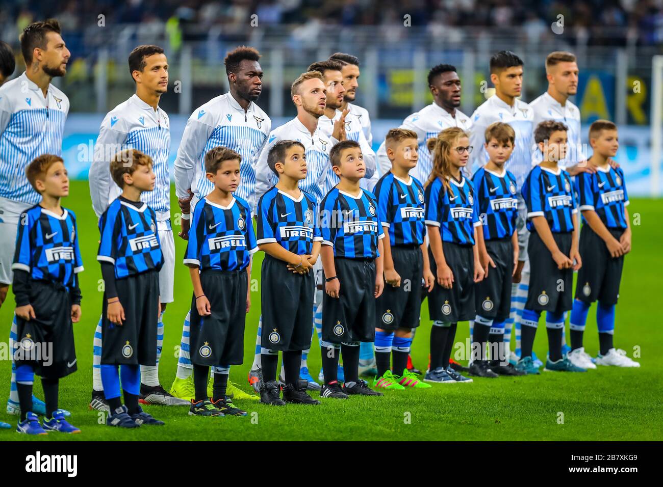 SS Lazio Spieler während der italienischen Fußball-Serie A Saison 2019/20 von SS Lazio - Fotoguthaben Fabrizio Carabelli /LM/ Stockfoto