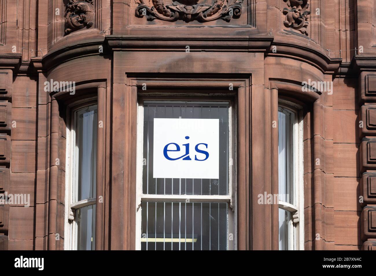 Educational Institute of Scotland - Eis - Schottlands größte Lehrgewerkschaft - Glasgow Offices, Scotland, UK Stockfoto