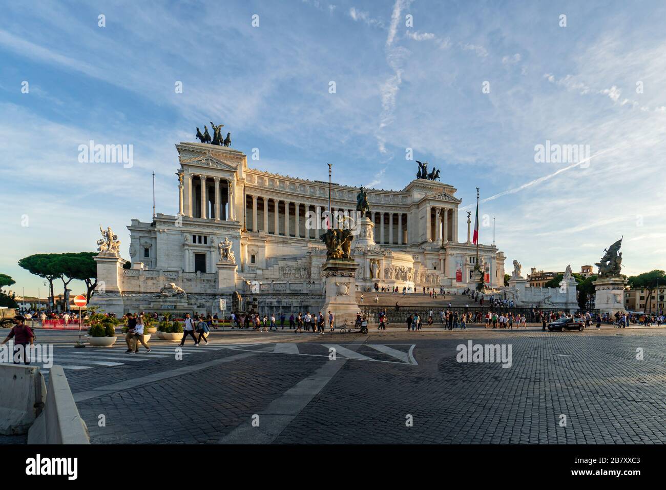 Vittorio Emmanuele II Monument, Rom, Latium, Italien Stockfoto