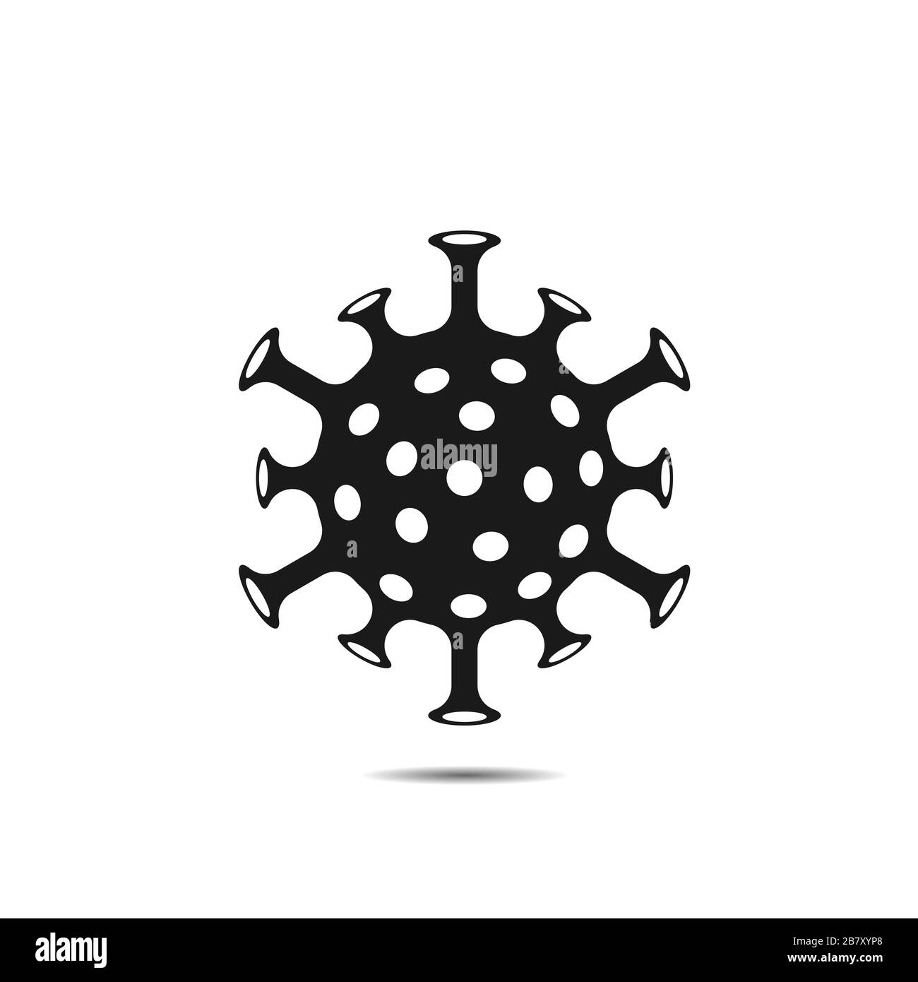 Coronavirus 2019-nCoV-Symbol Stock Vektor