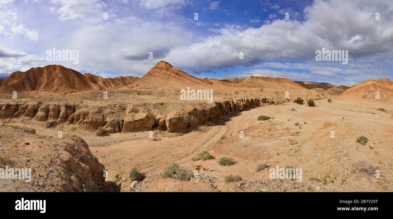 Rainbow Wash, Anza Borrego State Park, CA 200302 61789 Stockfoto