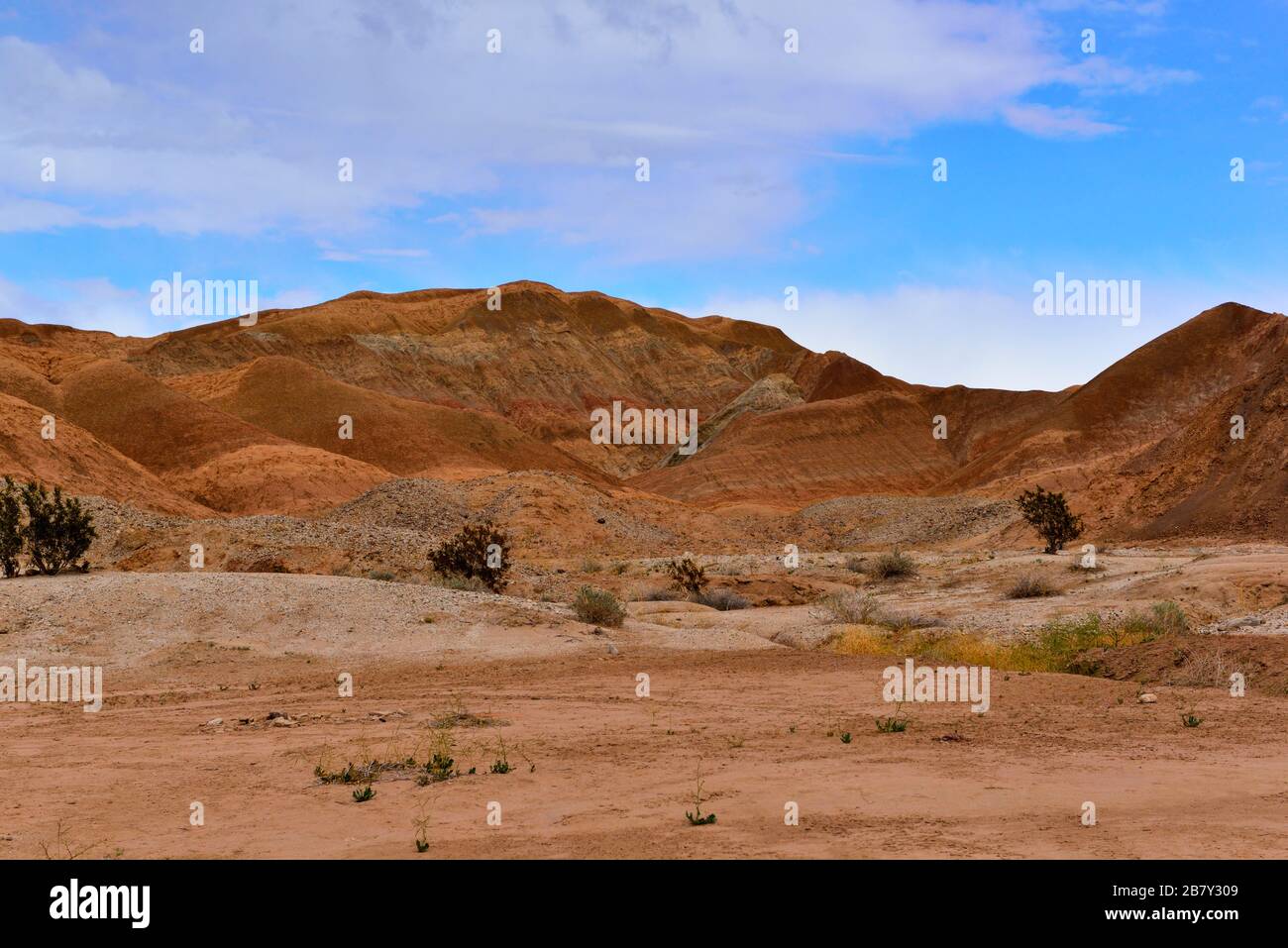 Rainbow Wash, Anza Borrego State Park, CA 200302 61797 Stockfoto
