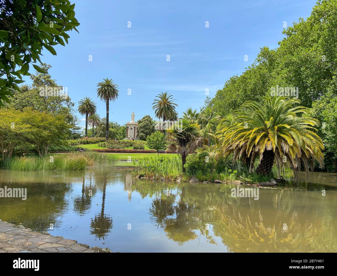 Queen Victoria Gardens, Kings Domain, Melbourne, Victoria, Australien Stockfoto