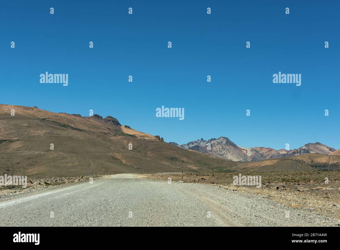 Verlassene Landschaft in der Provinz Neuquen, Argentinien Stockfoto