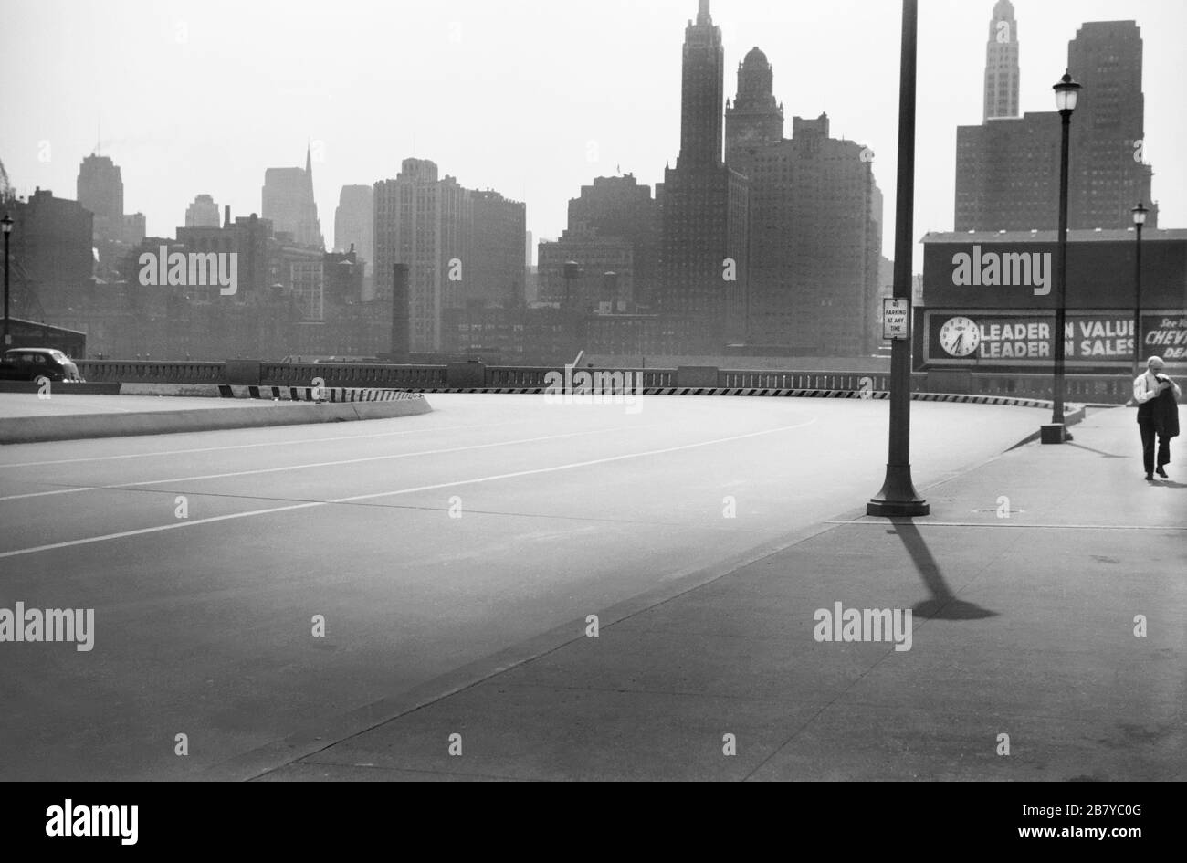 Lake Shore Drive S-Curve, Chicago, Illinois, USA, John Vachon für U.S. Farm Security Administration, Juli 1941 Stockfoto