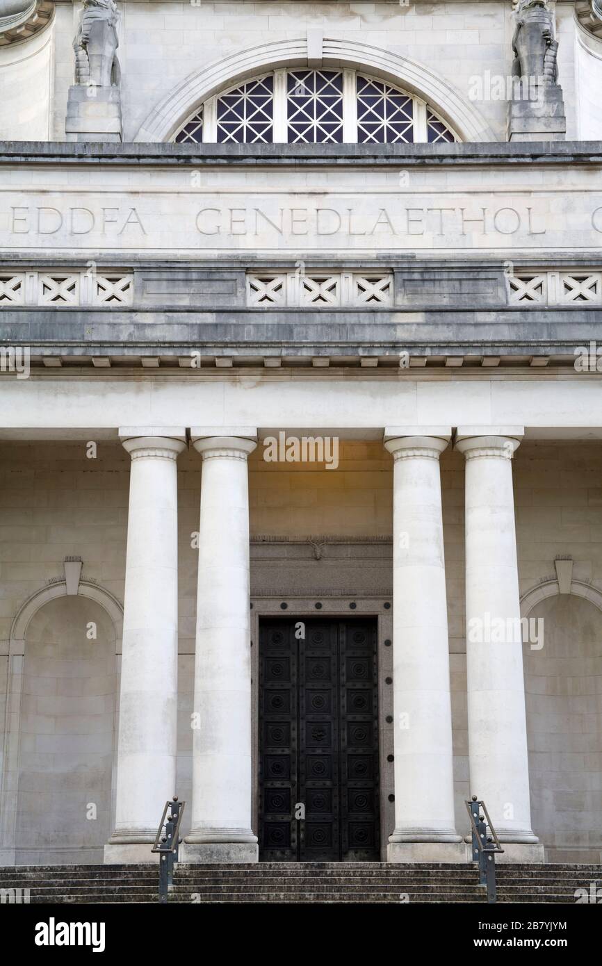 National Museum, Cardiff City, Wales, Großbritannien, Großbritannien, Europa Stockfoto