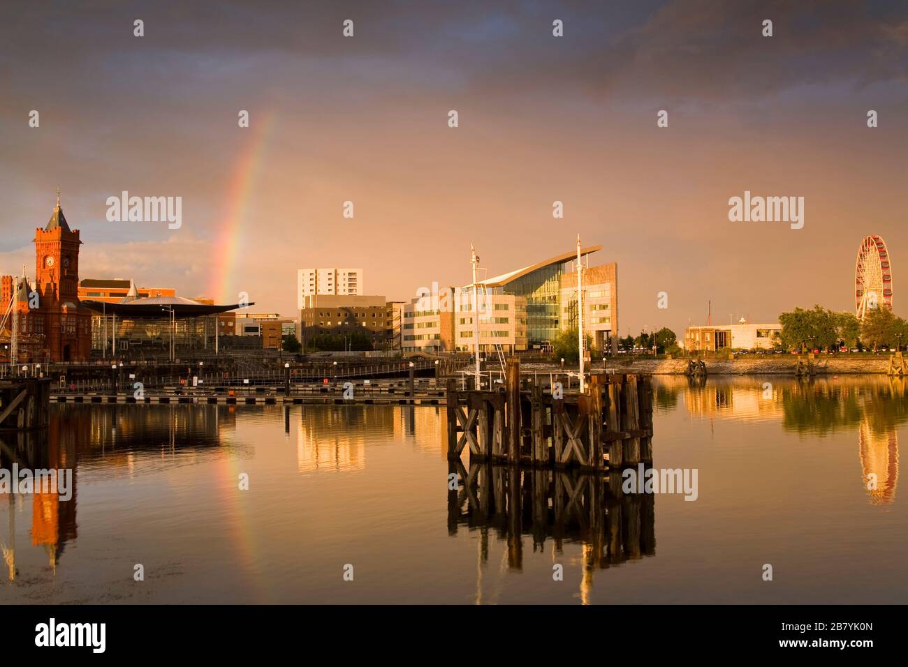 Cardiff Bay, Wales, Großbritannien, Großbritannien, Europa Stockfoto