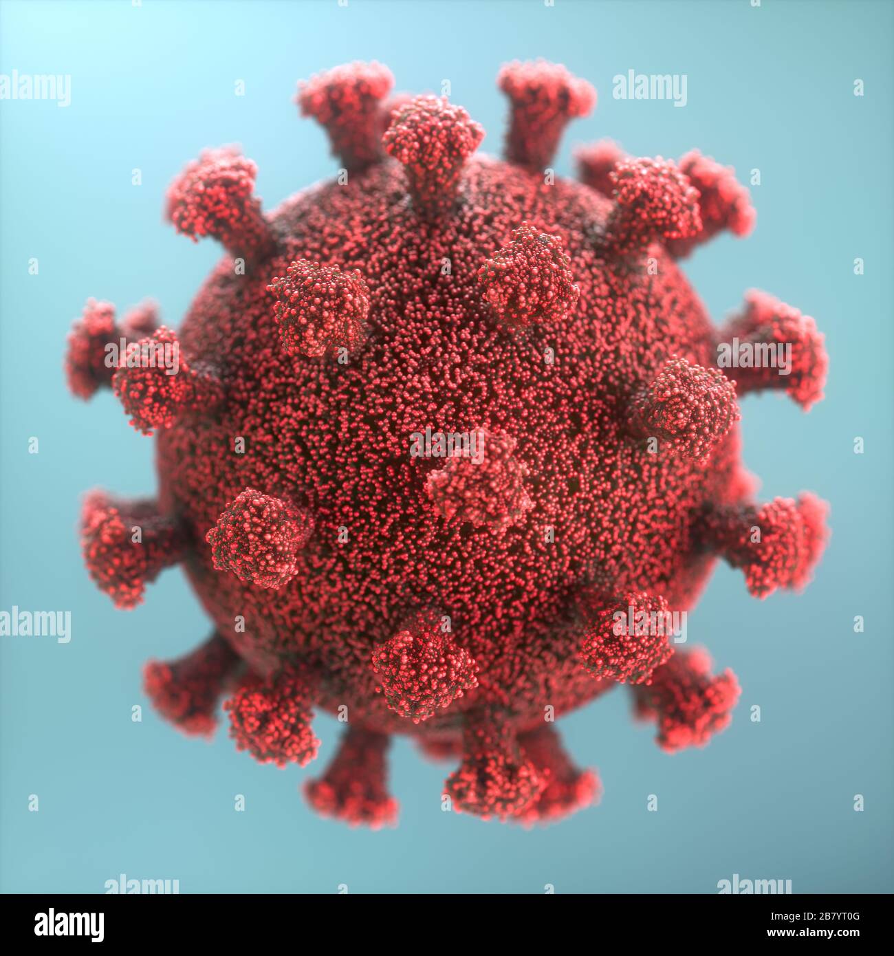 Virale Struktur. Das virale Teilchen besteht aus einem Nukleinsäurekern (DNA oder RNA), der von einem Proteinmantel umgeben ist. Konzeptioneller Veranschaulichungsvirus. 3D i. Stockfoto