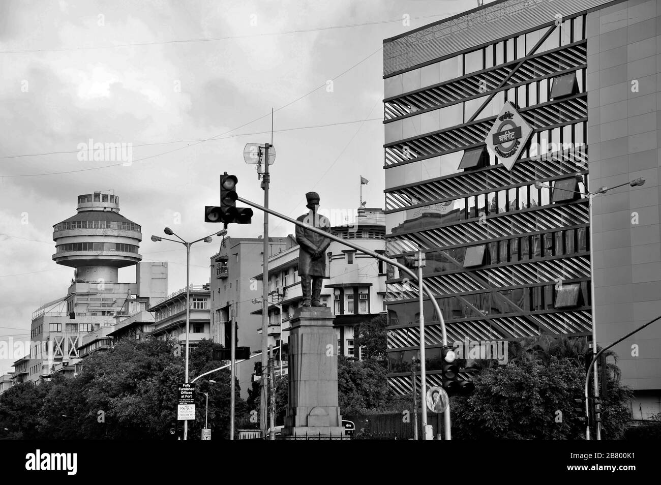 Churchgate Railway Station Building, Bombay, Mumbai, Maharashtra, Indien, Asien Stockfoto