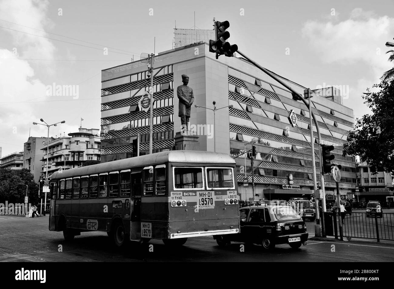 Churchgate Railway Station Building, Bombay, Mumbai, Maharashtra, Indien, Asien Stockfoto