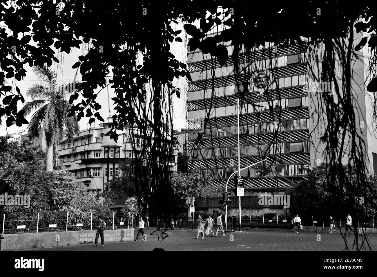 Churchgate Railway Station Building, Bombay, Mumbai, Maharashtra, Indien, Asien Stockfoto