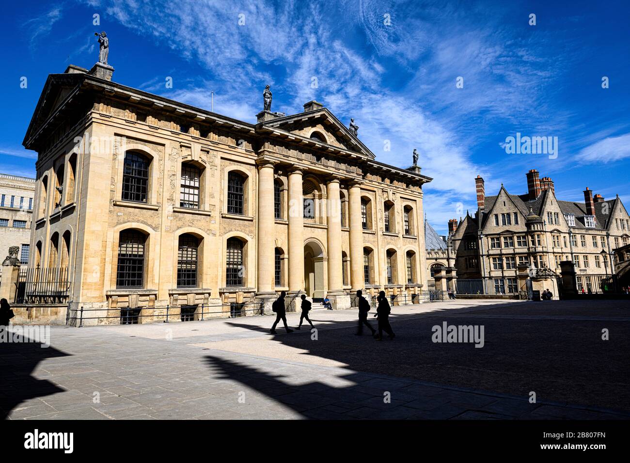 Das Clarendon Building der University of Oxford Stockfoto Das Clarendon Building der University of Oxford Stockfoto