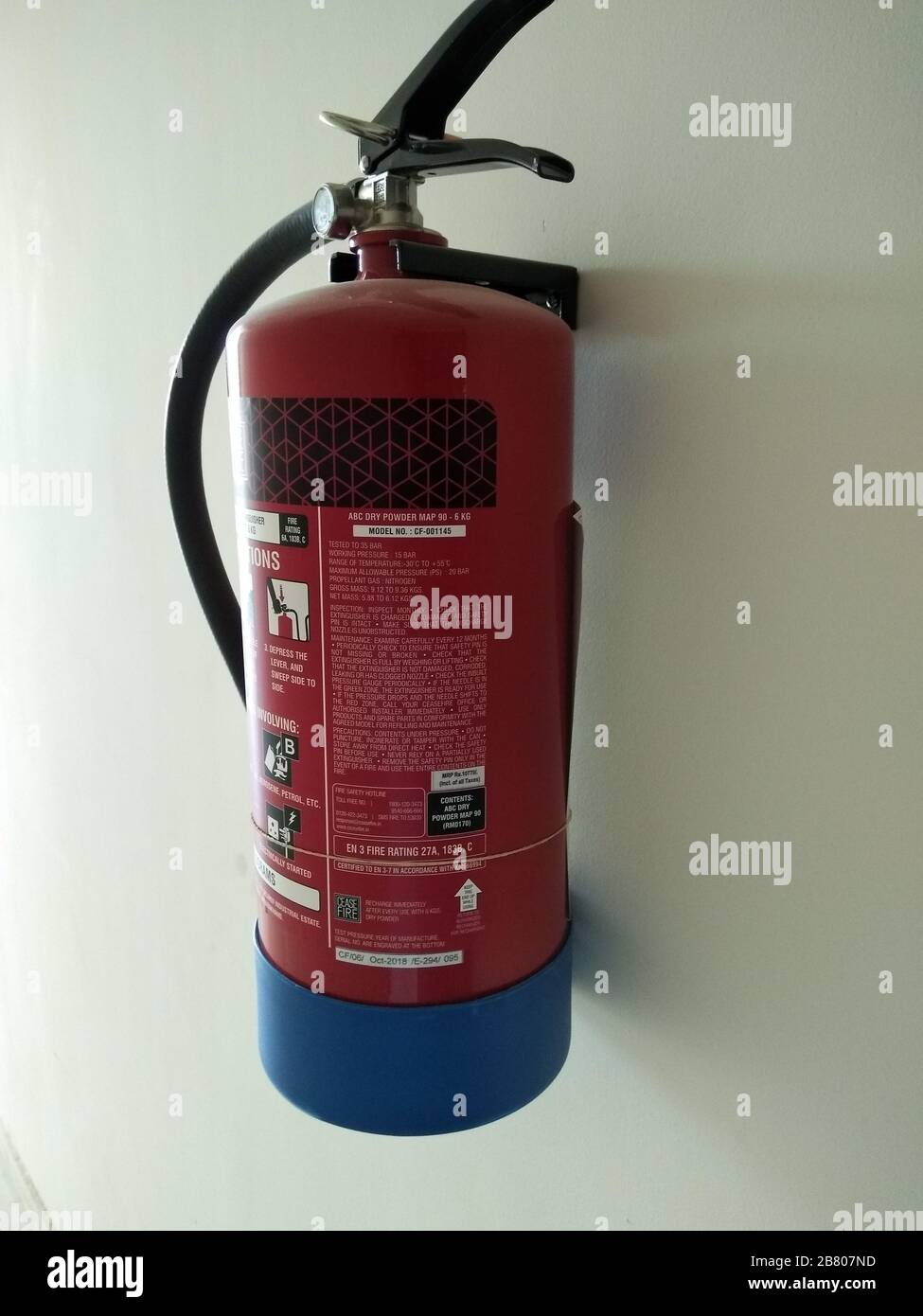 Ein Bild des Feuerlöschers Stockfoto
