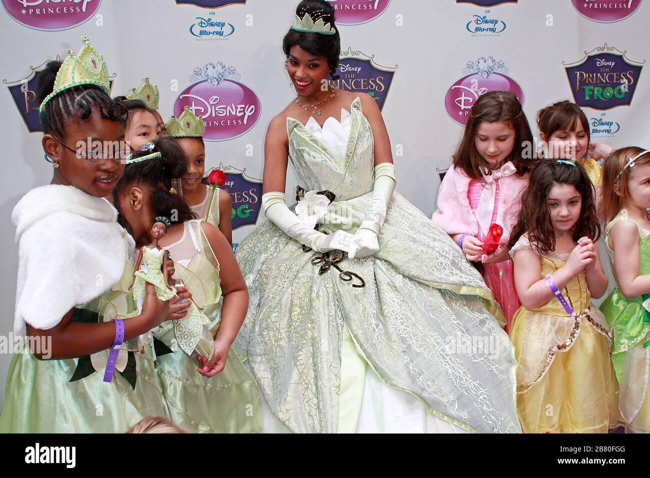 New York, NY, USA. März 2010. Prinzessin Tiana am Disney Princess Royal Court im New York Palace Hotel. Kredit: Steve Mack/Alamy Stockfoto