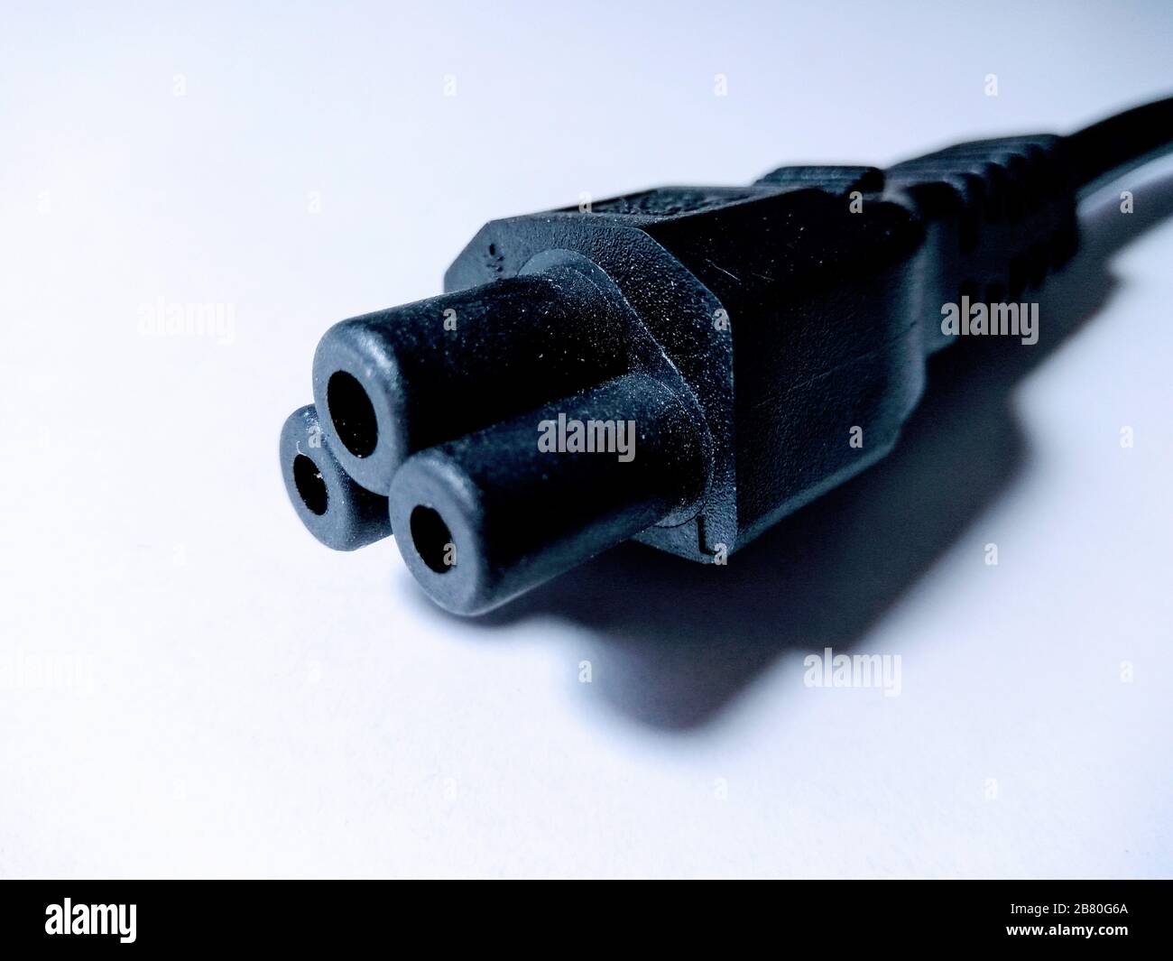 Ein Bild des usb-Kabels Selective Focus Stockfoto