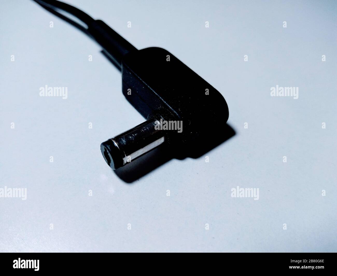 Ein Bild des usb-Kabels Selective Focus Stockfoto