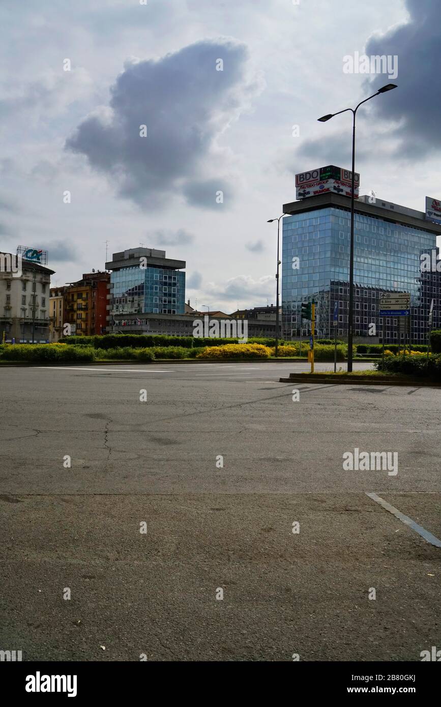 Piazza Gazzale Loreto, Lifestyle, COVID_19, Corona Virus, Mailand, Lombardei, Italien, Europa Stockfoto