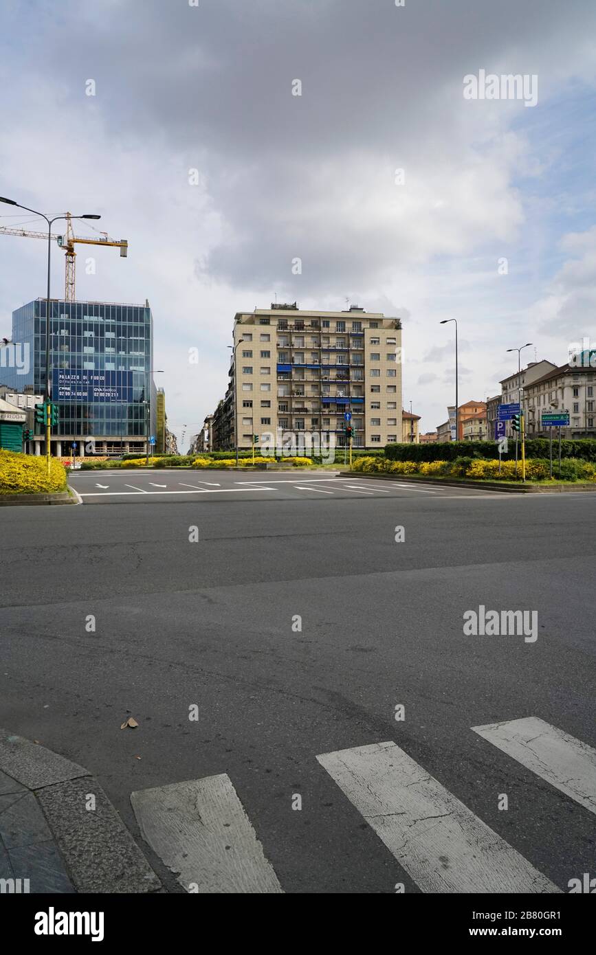 Piazza Gazzale Loreto, Lifestyle, COVID 19, Corona Virus, Mailand, Lombardei, Italien, Europa Stockfoto