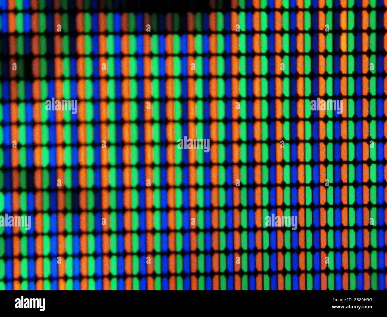 Ein Bild des digitalen Displays Stockfoto