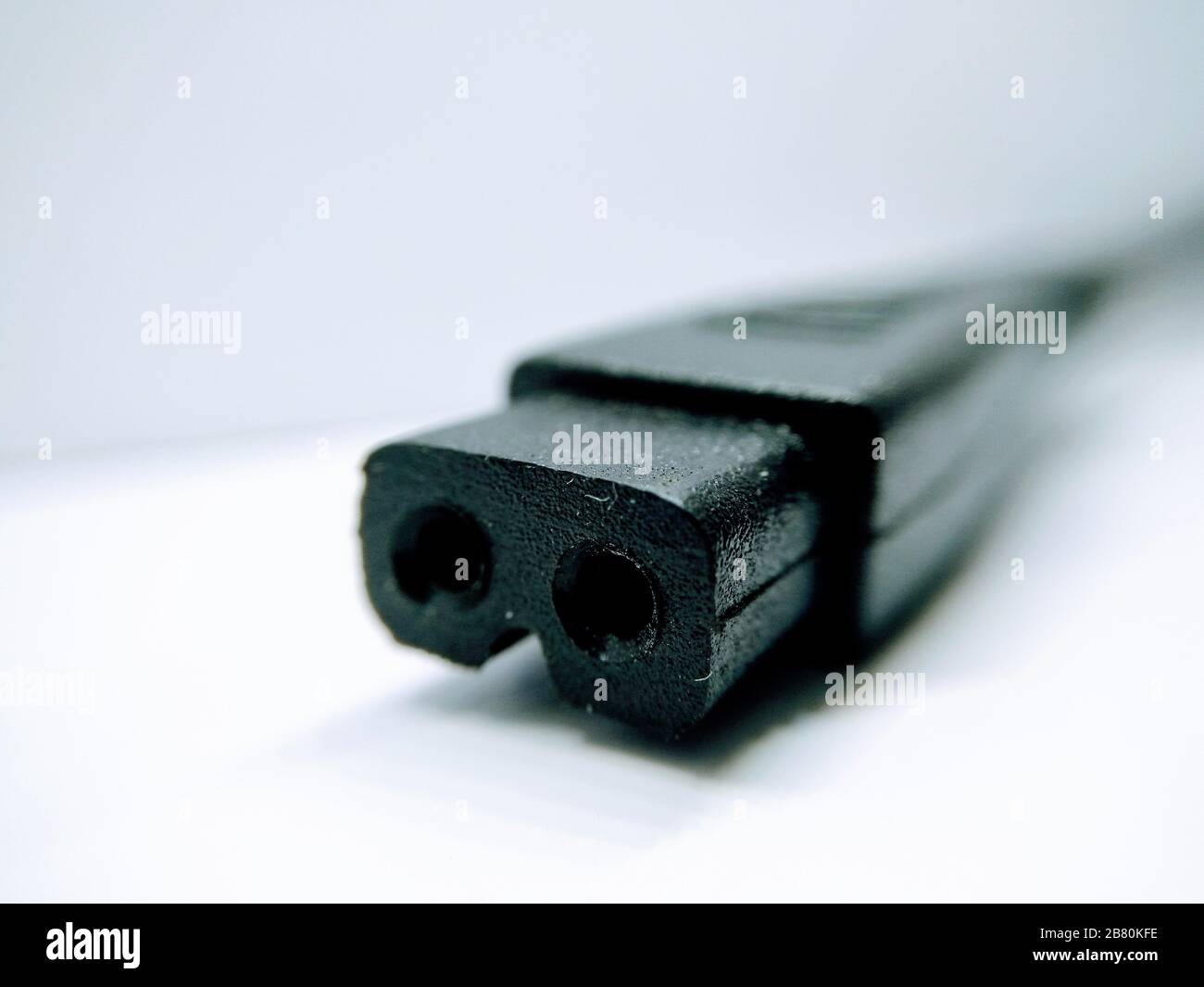 Ein Bild des usb-Kabels Selective Focus Stockfoto