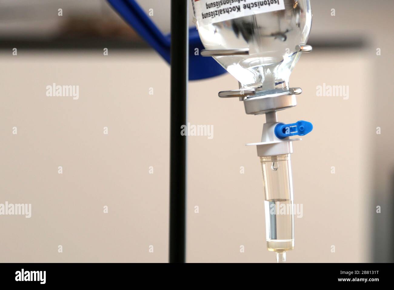 Leipzig, Deutschland. März 2020. Leipzig, Deutschland 16. März 2020: Symbolbilder - Symbolbilder Medizin - 16.03.2020 Infusion, Infusionstherapie, Feature/Symbol/Symbolfoto/Merkmal/Detail/ Verwendung weltweit Credit: Dpa/Alamy Live News Stockfoto