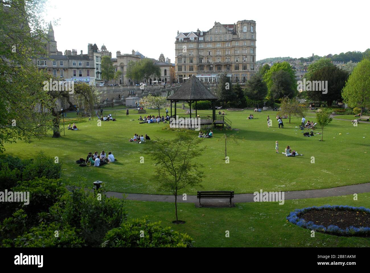 Parade Gardens, Bathe, Somerset, Großbritannien Stockfoto