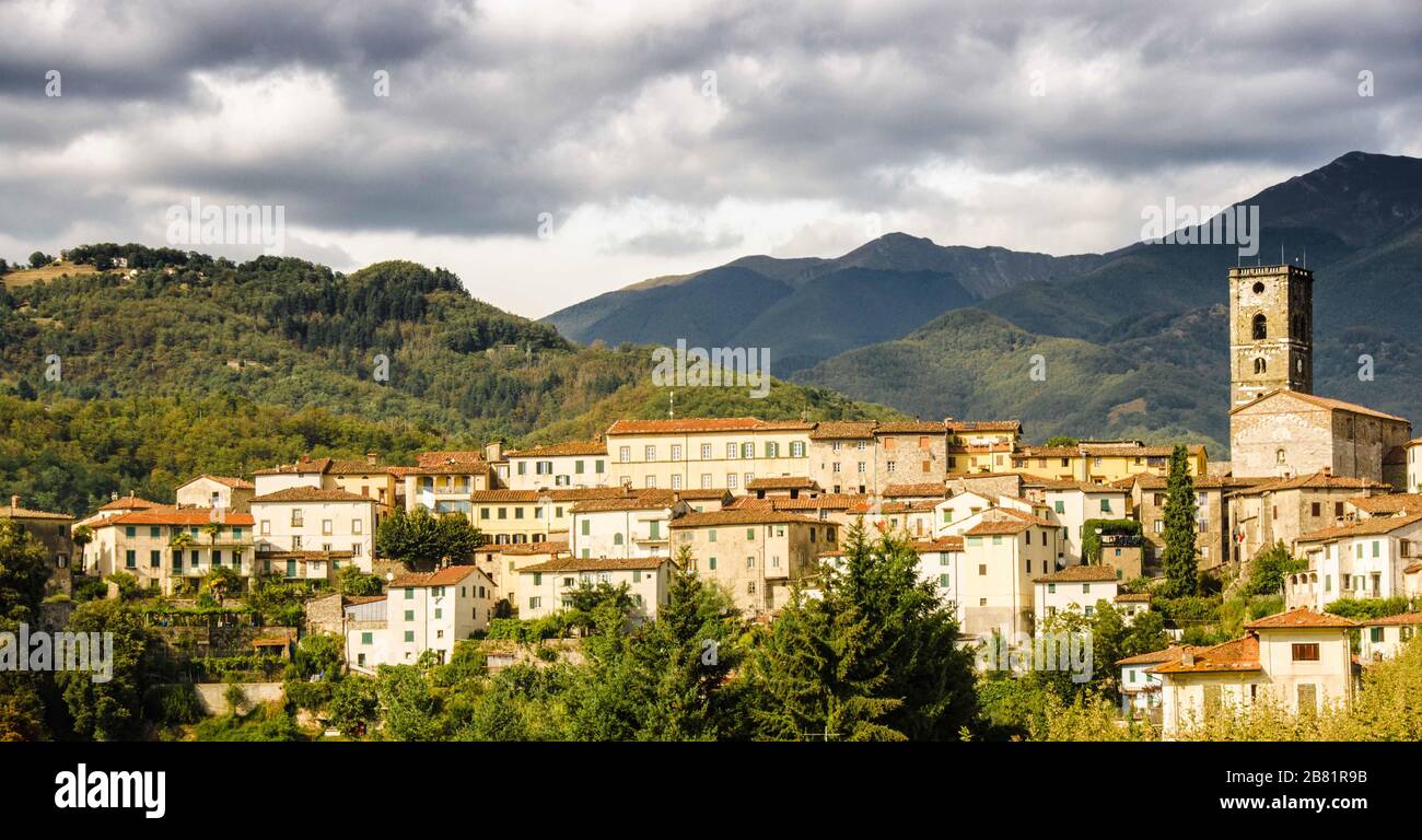 Toskana Landschaft Stockfoto