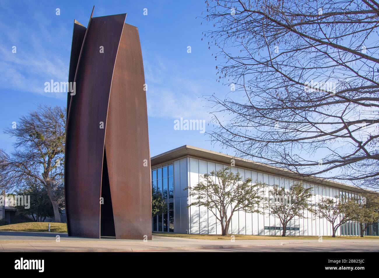Modernes Kunstmuseum im Kulturviertel von Fort Worth Texas Stockfoto