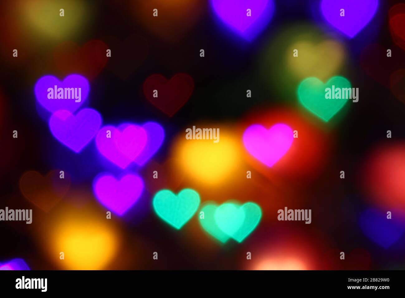 Valentines Buntes Herzformiges Bokeh Auf Schwarzem Hintergrund Bokeh Fur Dekoration Bei Nacht Hintergrund Tapete Unscharfe Valentine Love Pictures Bac Stockfotografie Alamy