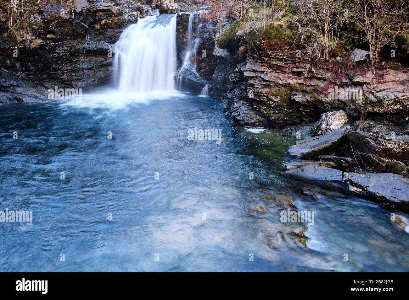 Falloch, River Falloch, Gen Falloch, Argyll & Bute, Schottland Stockfoto