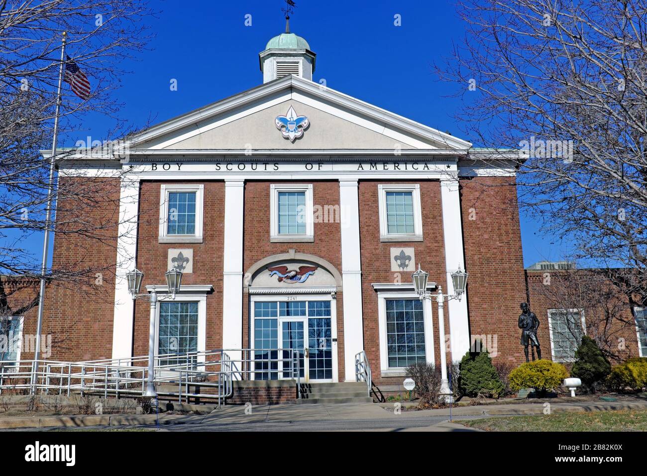 Boy Scouts of America Lake Erie Council in Cleveland, Ohio, USA. Stockfoto