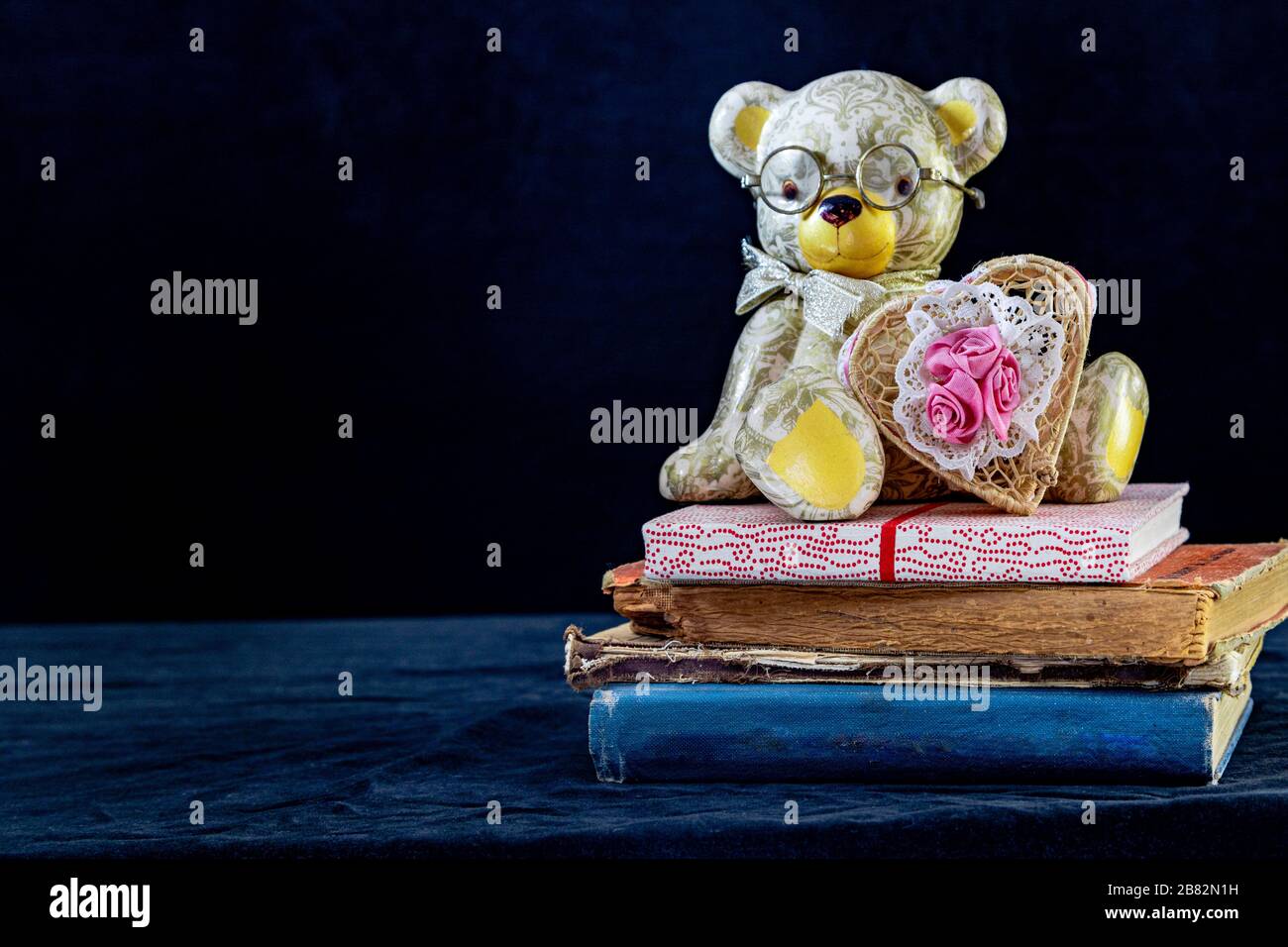 Teddybär-Stillleben Stockfoto
