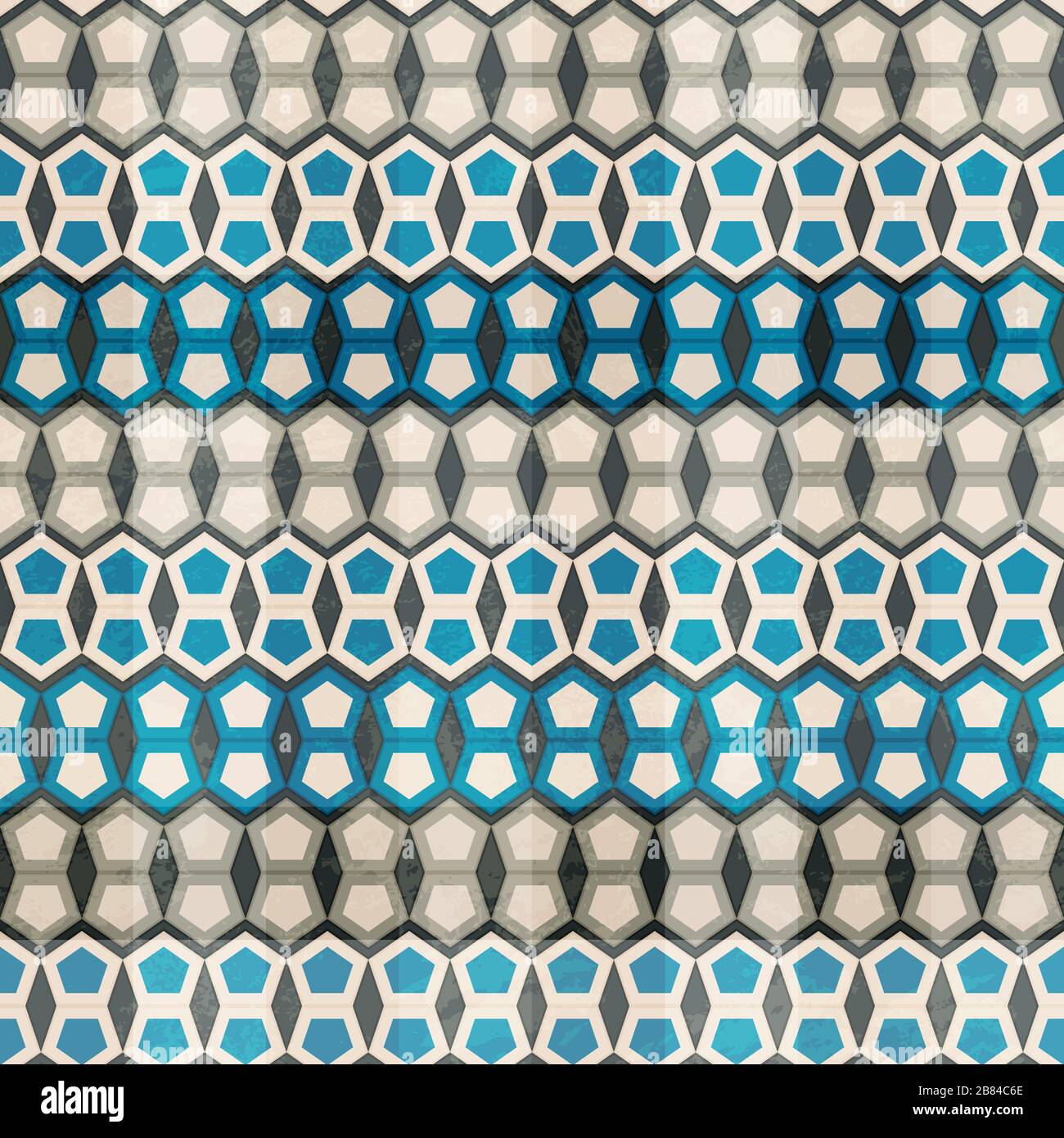 Klassisches gotisches Muster mit Grunge-Effekt Stock Vektor