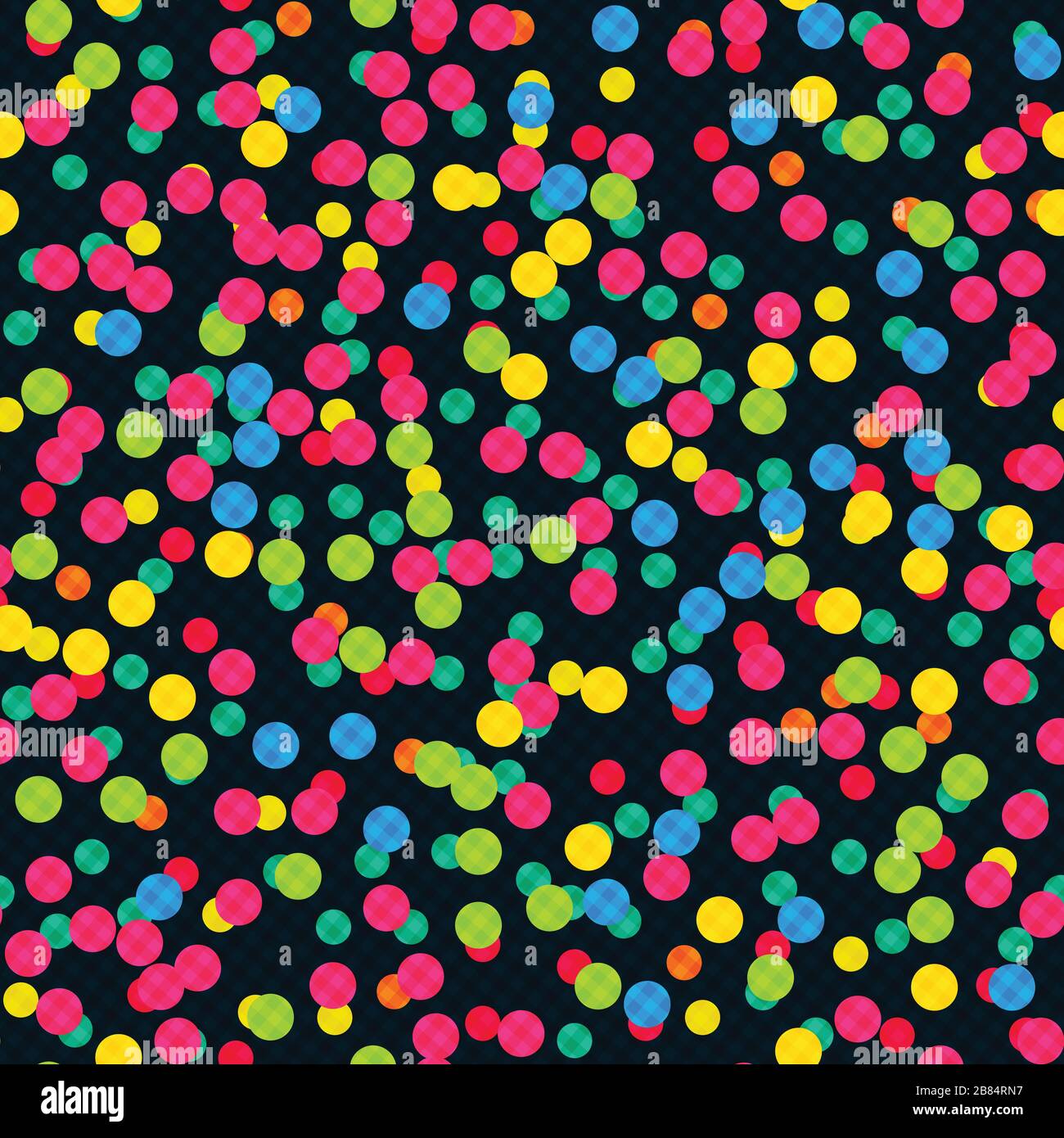 Farbige Punkte nahtloses Muster Stock Vektor