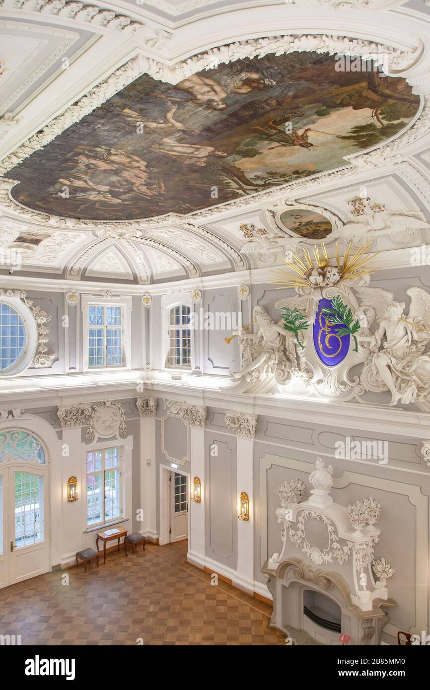 Schloss Kadriorg, Tallinn, Estland: Die Große Halle Stockfoto