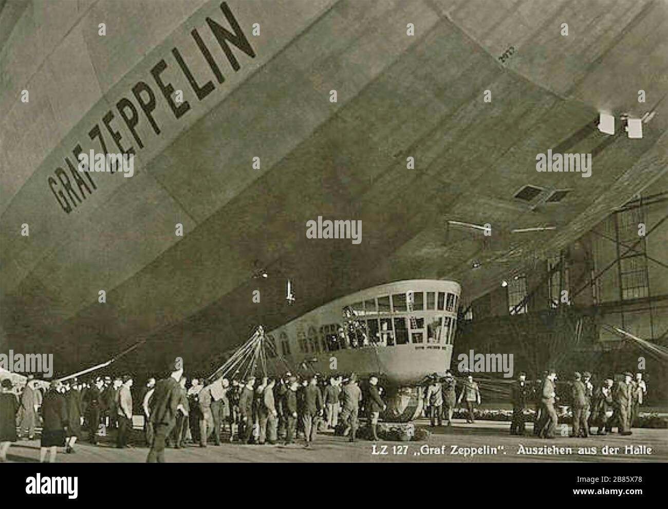 LZ 127 GRAF ZEPELIN kommerzielles Passagierluftschiff um 1930 Stockfoto