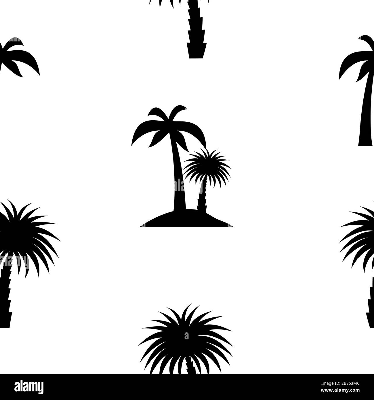 Palm Leaf Vektorgrafik Musterdesign Hintergrund Stock Vektor