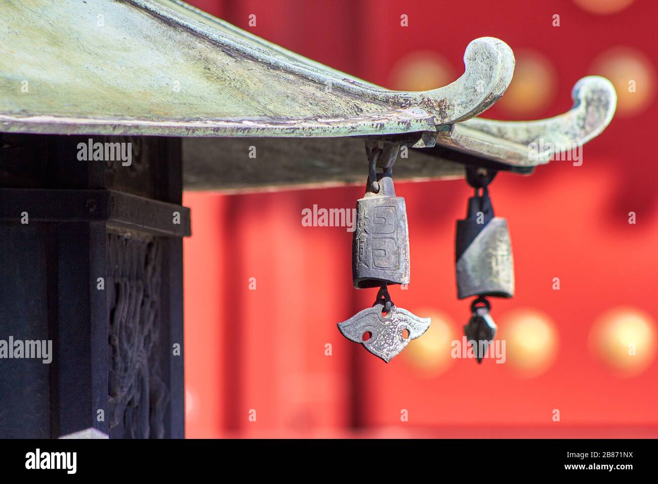 Kleine Details im Tempel Stockfoto