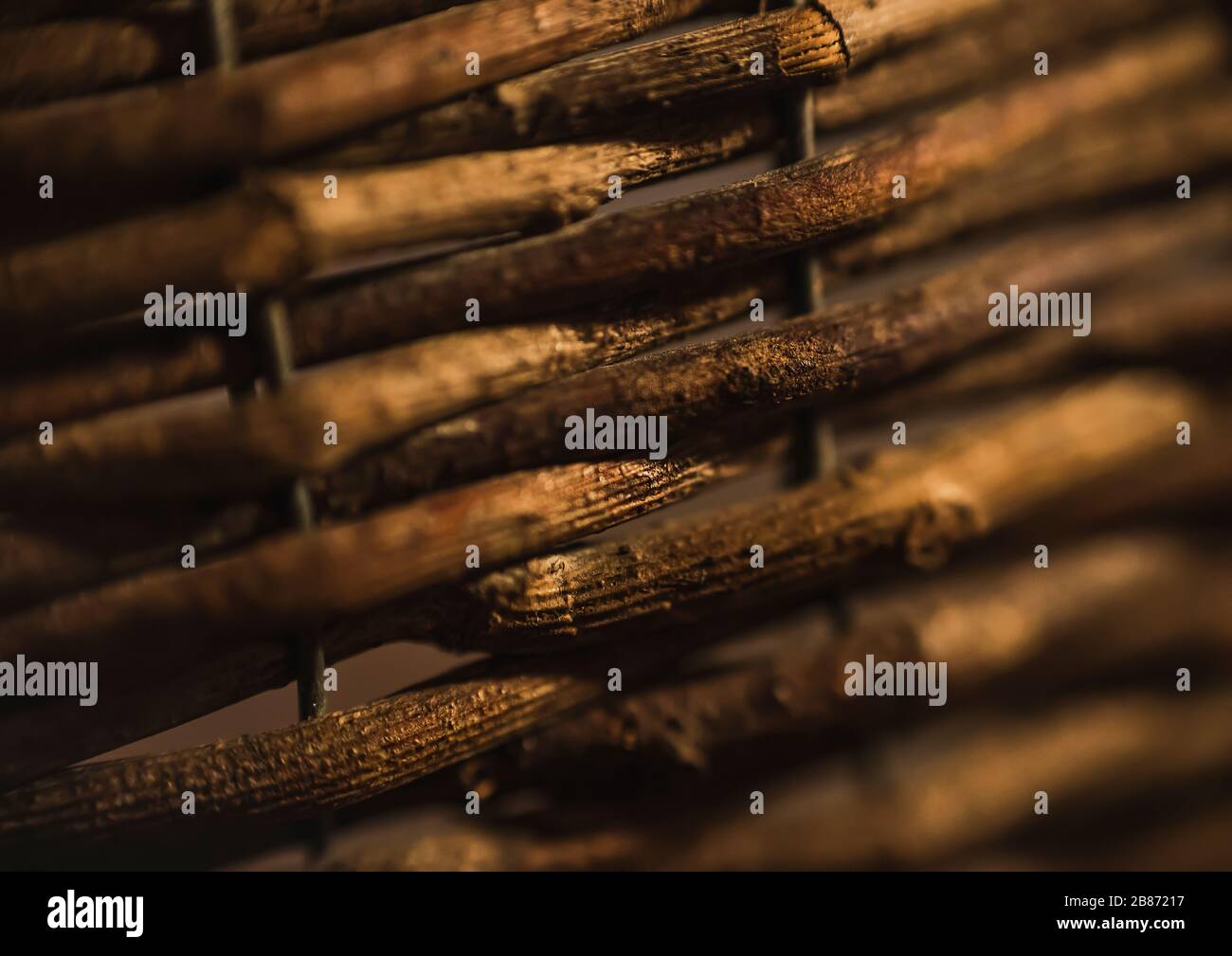 Nahaufnahmen von sich wiederholenden Motiven oder Elementsuiten für Hintergrund oder Hintergrund, in Farbe oder Schwarzweiß. Stockfoto