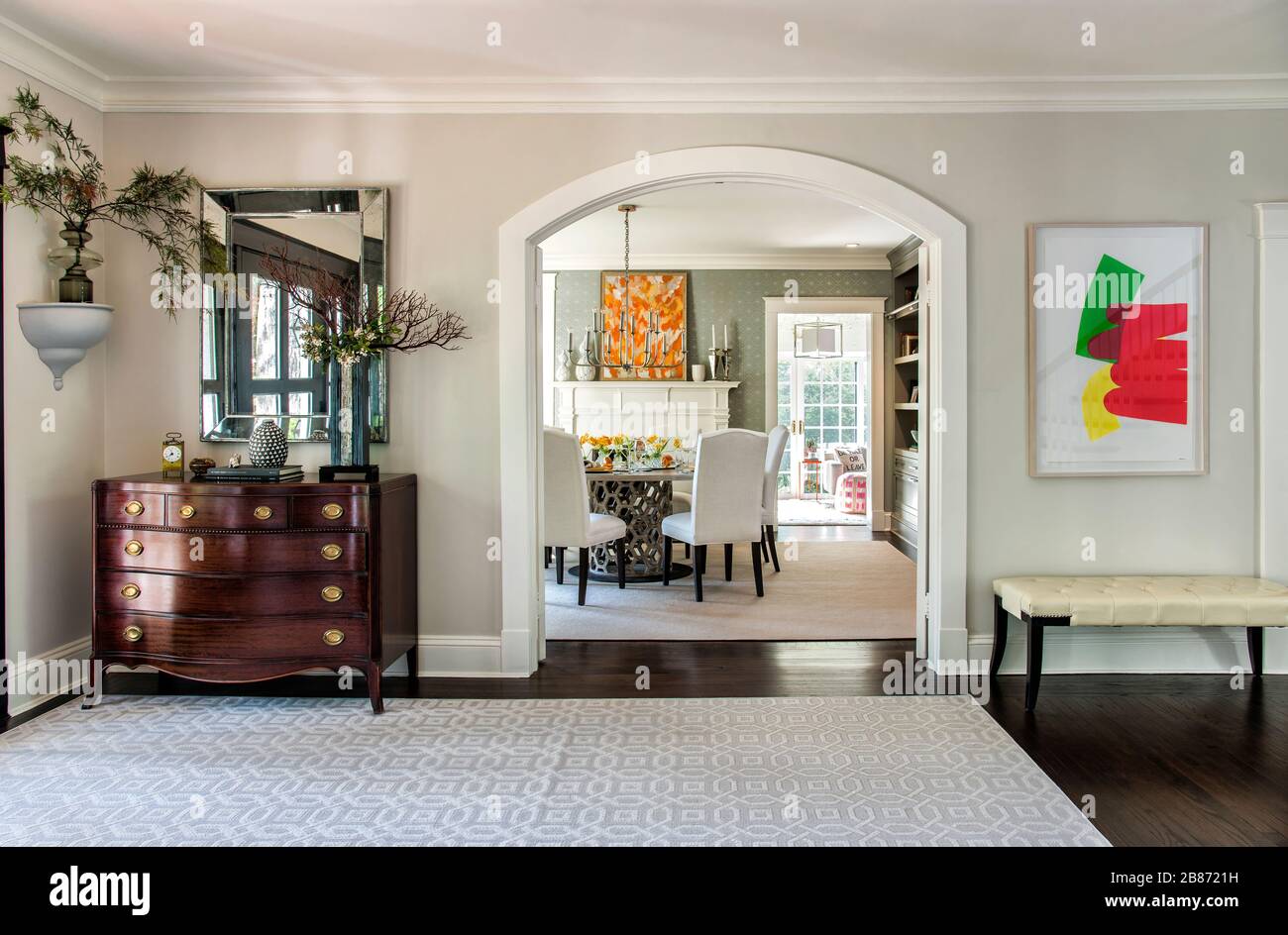 Wintsch Home-Riverside Dr. Stockfoto