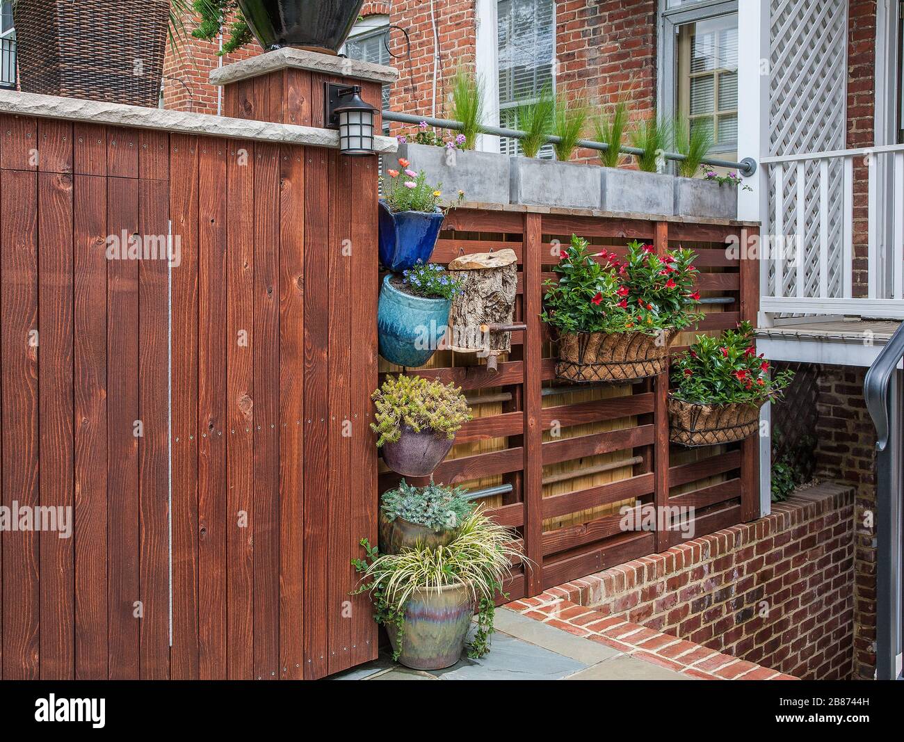 Fan - Shropshire Garden Shed Stockfoto