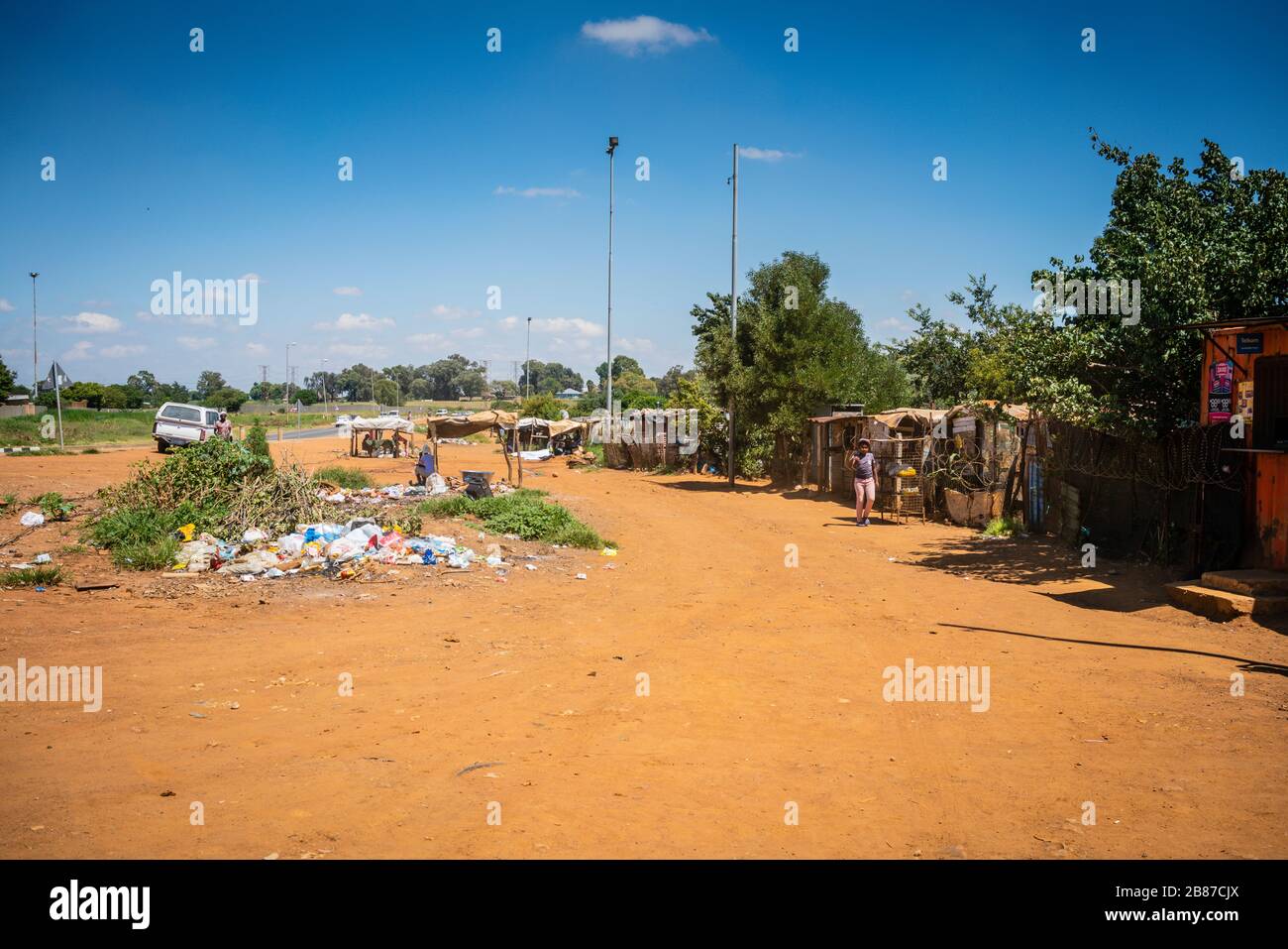 Die Gemeinde von Soweto in Johannesburg Stockfoto