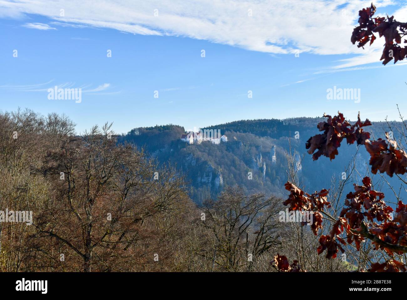 Donautal bei Irndorf, Baden-Württemberg, Deutschland, Europa. Stockfoto