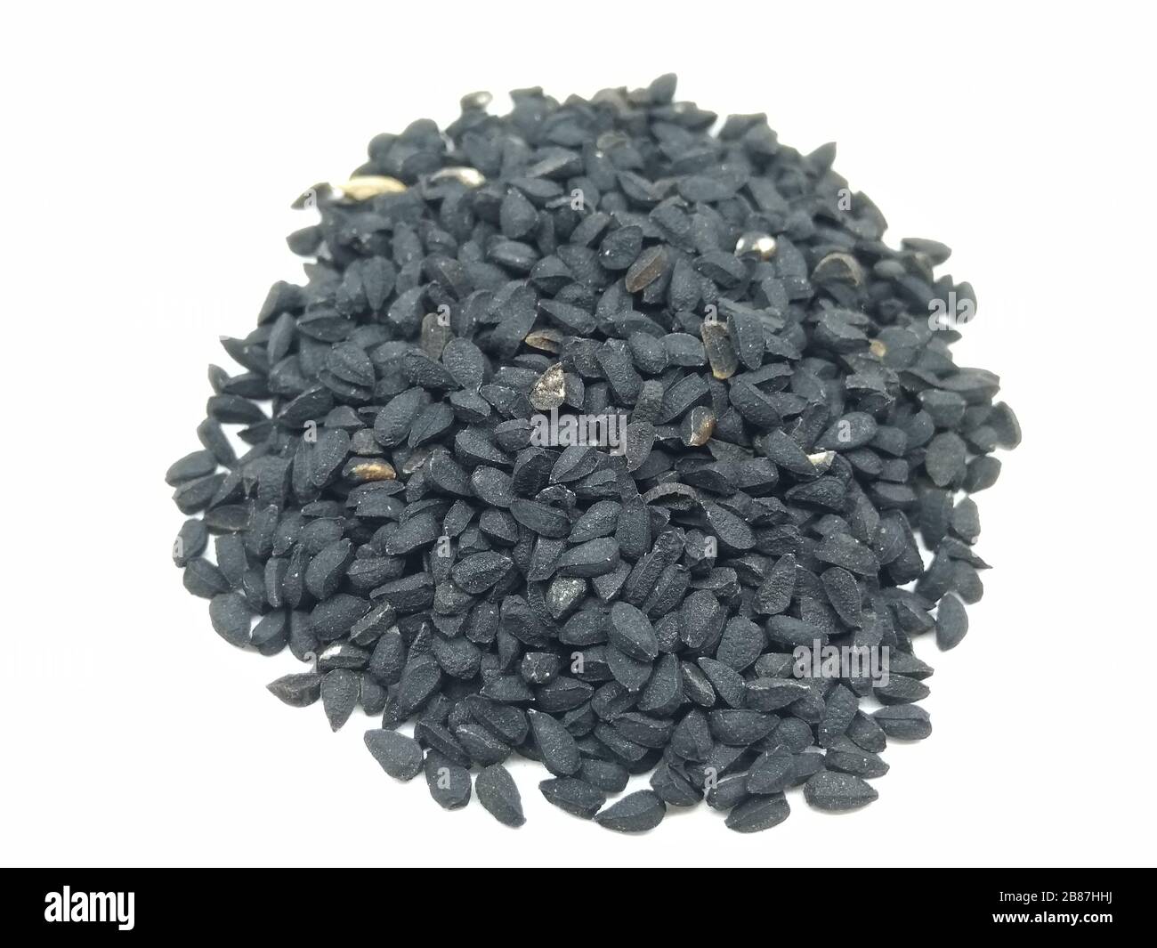 Ein Bild von schwarzen Samen Stockfoto