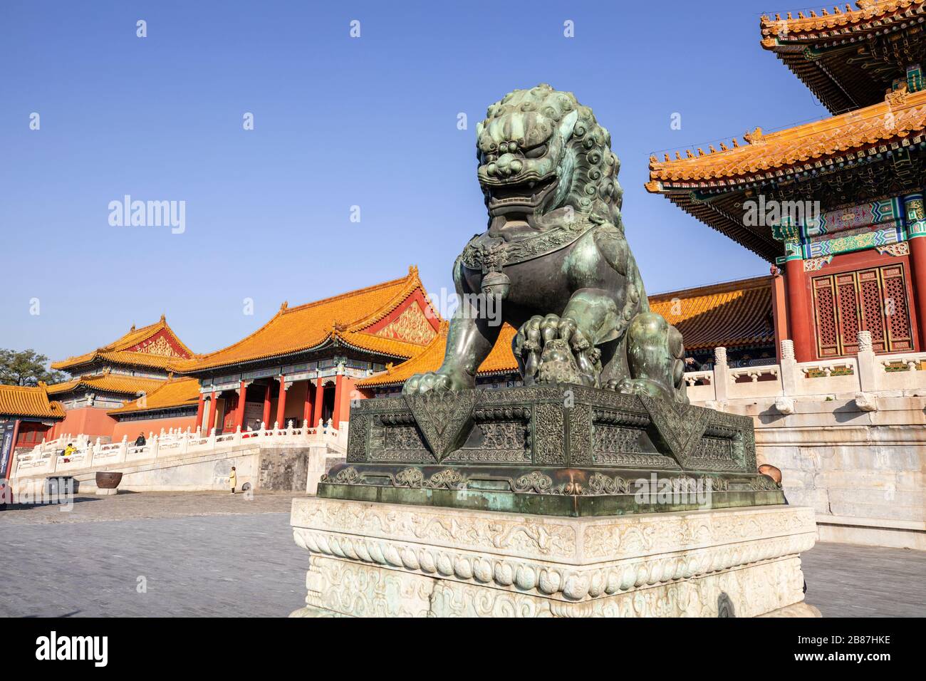 Verbotene Stadt in Peking, China Stockfoto