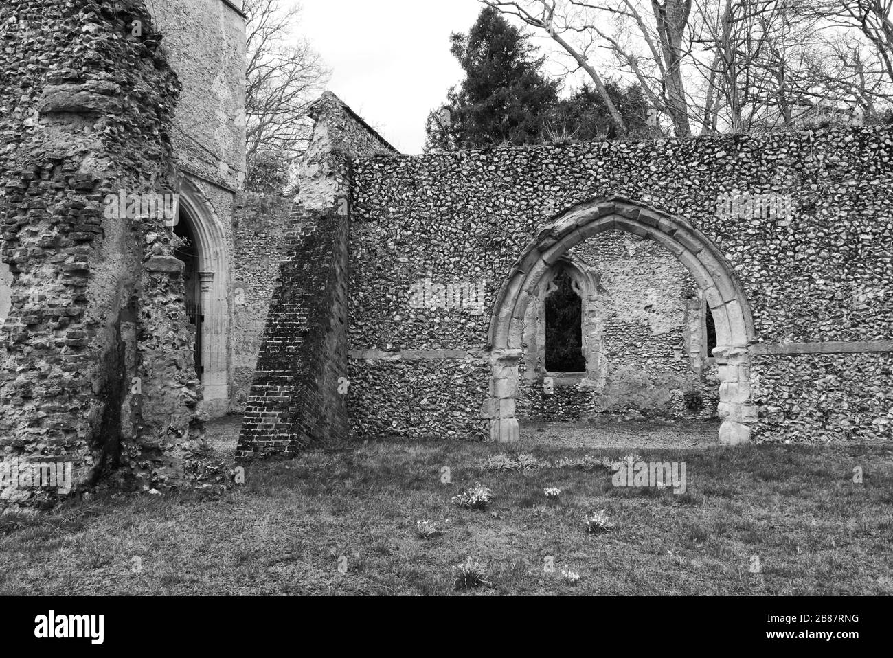 Fotos, die in und um das kleine Dorf Ayot St Lawrence in Hertfordshire UK aufgenommen wurden Stockfoto